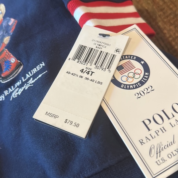 Ralph Lauren girls Team USA Official Sweatshirt - Picture 8 of 16